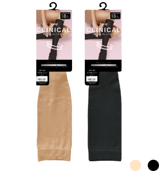 ナイロンプレーンハイソックス 18hPa