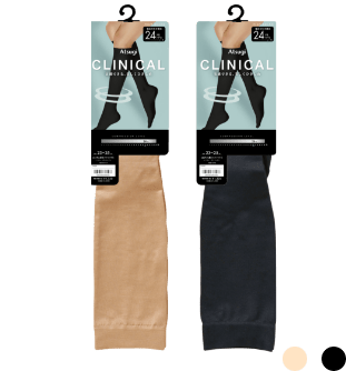 ナイロンプレーンハイソックス 24hPa