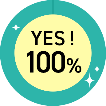 YES!100%