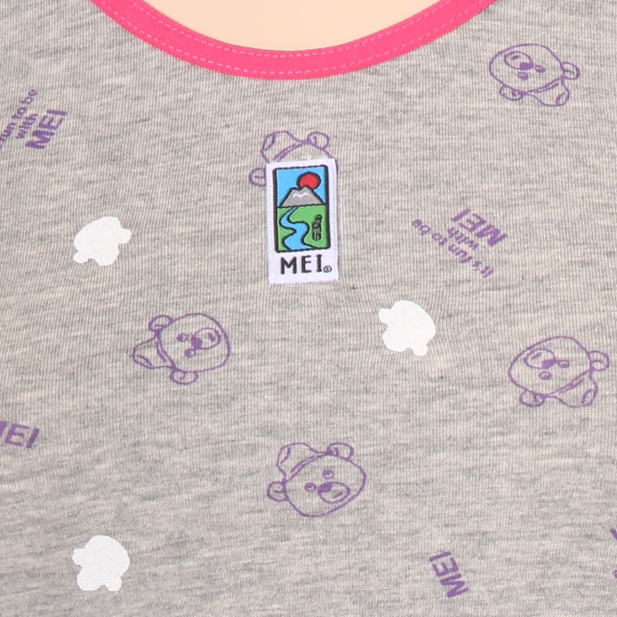 公式 Mei メイ キッズ タンクトップ 綿95 キャラクターイラスト入り Atsugi アツギ 公式直販