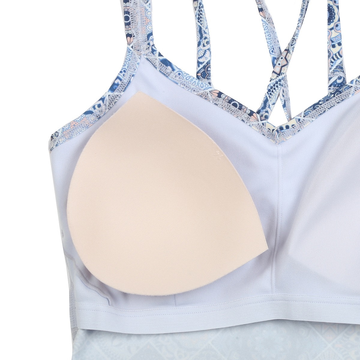 公式 Clear Beauty Active クリアビューティ アクティブ ヨガ 背中クロスブラ マジョリカ柄 Atsugi アツギ 公式直販 公式 Clear Beauty Active クリアビューティ アクティブ ヨガ 背中クロスブラ マジョリカ柄 Atsugi アツギ 公式直販