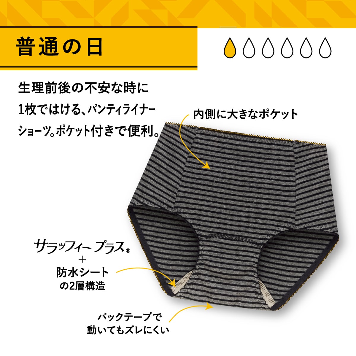 公式) 1 WEEK SANITARY SHORTS / ワンウィークサニタリーショーツ
