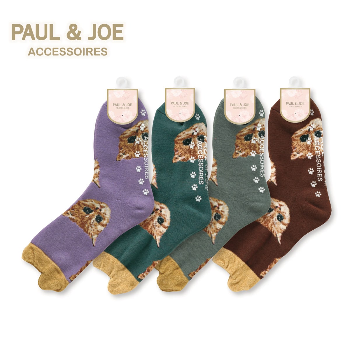 【色: サックス】PAUL & JOE ACCESSOIRES ソックス P＆J