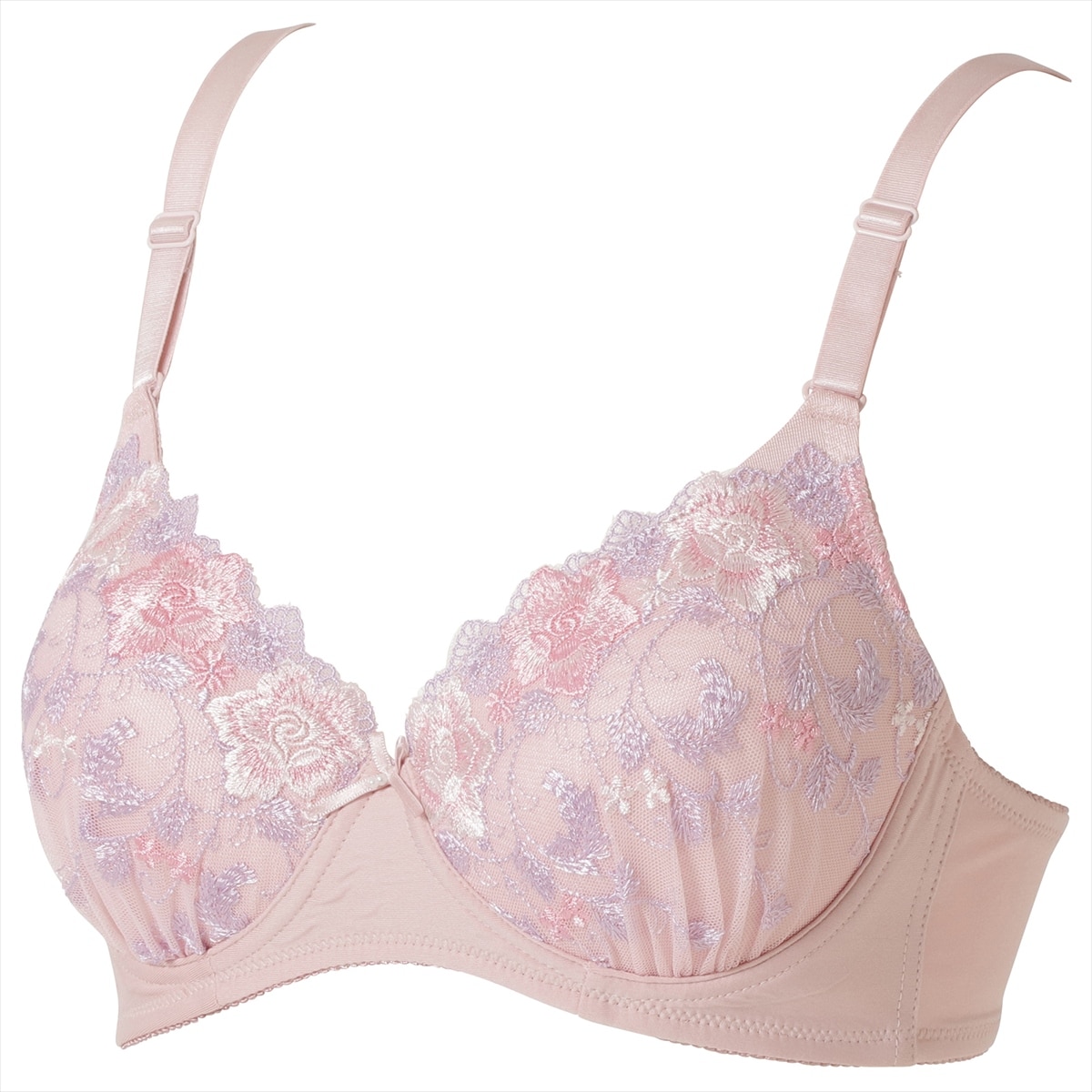 シームレスカップ ノンワイヤーブラジャー