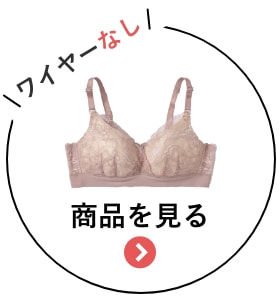 盛れるブラワイヤーなし 商品を見る