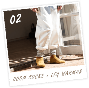 ROOM SOCKS × LEG WARMAR