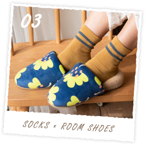 ROOM SOCKS × ROOM SHOES