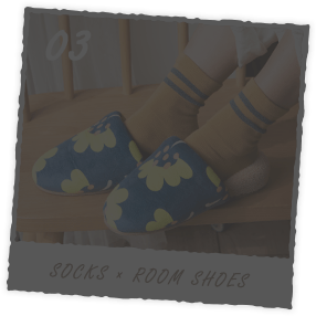 ROOM SOCKS × ROOM SHOES