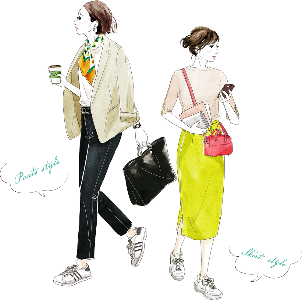 Pants style Skirt style